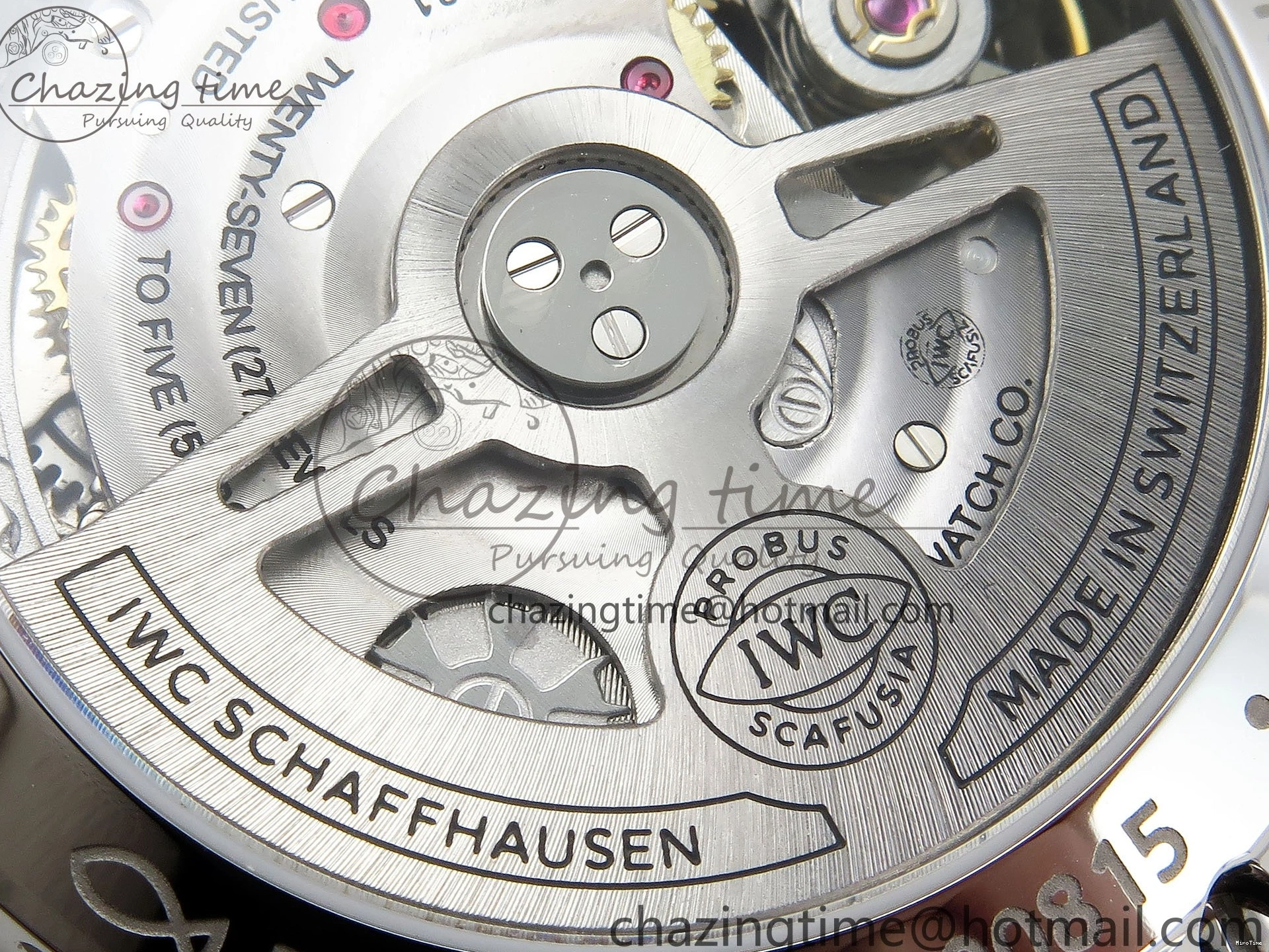 MIROTIME 0403 Portuguese Chrono IW3716 Z+F 1:1 Best Edition White Dial on Gray Rubber Strap A WrinkleFree 7014